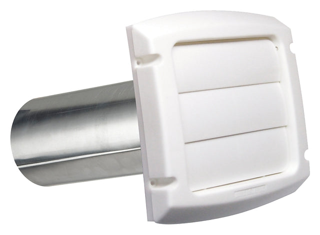 DUNDAS JAFINE ProVent LH3WXZ Exhaust Hood, 6-1/4 in W Hood, 0.85 in D Hood, 7 in H Hood, 3 in Duct, White Hood