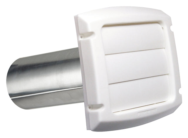 DUNDAS JAFINE ProVent LH5WXZ Exhaust Hood, 9-3/8 in W Hood, 1-1/2 in D Hood, 10 in H Hood, 5 in Duct, White Hood