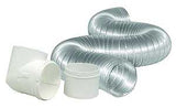 Dundas Jafine MFX48D2DZW Dryer to Duct Connector Kit, Aluminum/Plastic