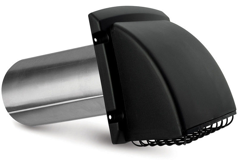 Dundas Jafine ProMax PROFESSIONAL Series BPMH4BLKZW6 Exhaust Hood, Plastic Hood, Black Hood, 6-1/4 in W Hood, 4 in Duct