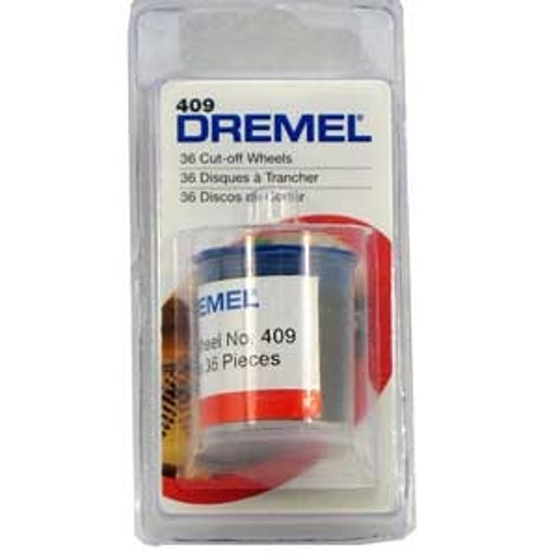Dremel 409 Cut-Off Wheel, 15/16 in Dia, 0.025 in Thick, Emery Abrasive