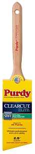 Purdy Clearcut Elite 144152825 Trim Brush, 2-1/2 in W, Nylon/Polyester Bristle, Fluted Handle