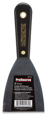 ProSource 01060 Wall Scraper, 3 in W Blade, Full Tang Blade, HCS Blade, Nylon Handle, Comfort Grip Handle, 7-7/8 in OAL