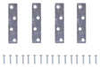 ProSource MP-Z03-C4PS Mending Plate, 3 in L, 3/4 in W, Steel, Screw Mounting