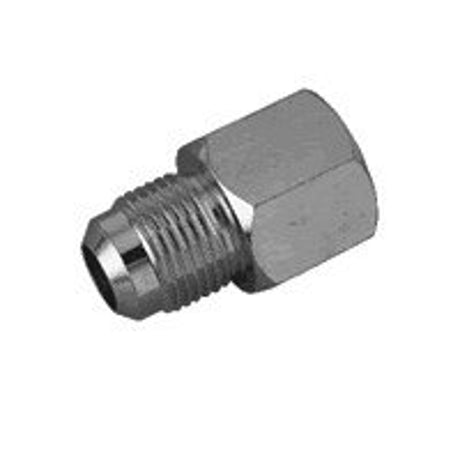 BrassCraft PSSC-66 Adapter, 5/8 x 3/4 in, Flare x FIP, Stainless Steel, 5/8 in OD