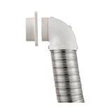 Lambro 4004 Duct Kit, Flexible, Aluminum/Plastic, 4-Piece