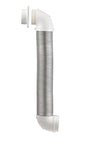Lambro 4004 Duct Kit, Flexible, Aluminum/Plastic, 4-Piece