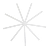 Big Air ICF96WLWH Ceiling Fan, 110 V, 6-Speed, 13,000 cfm Air, White