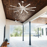 Big Air ICF96WLWH Ceiling Fan, 110 V, 6-Speed, 13,000 cfm Air, White