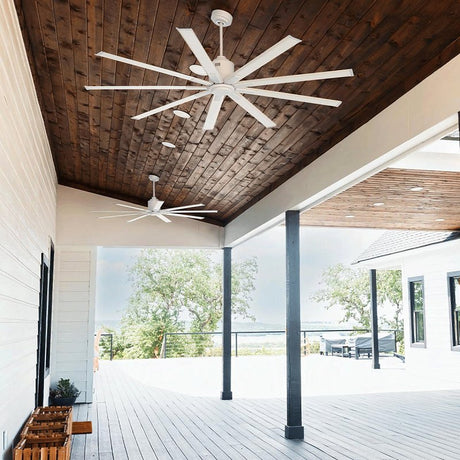 Big Air ICF96WLWH Ceiling Fan, 110 V, 6-Speed, 13,000 cfm Air, White