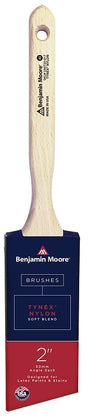 Benjamin Moore U60720-017 Paint Brush, Soft Brush, 2-11/16 in L Bristle, Nylon/Tynex Bristle, Angular Handle