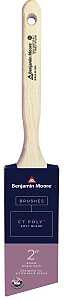 Benjamin Moore U62020-017 Paint Brush, Wood Handle, Soft Brush, CT Polymer Bristle, Angle Sash Handle, 2 in Ferrule