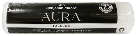 Benjamin Moore 072590-018 Paint Roller Cover, 3/8 in Thick Nap, 9 in L