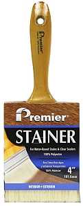 Premier P-600-40 Stain Brush, 3 in L Bristle, Polyester Bristle