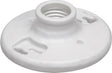 Legrand 272CC18 Lamp Holder, Keyless, 4-1/2 in Dia Dimensions, 250 V, 660 W, Porcelain Housing Material, White