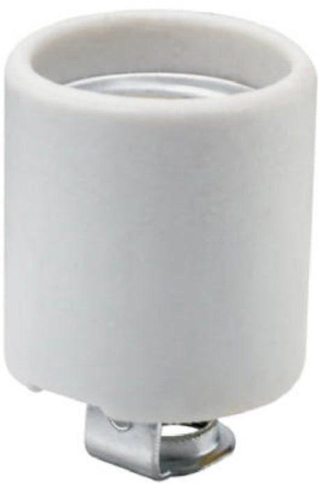Legrand 31528CC10 Lamp Holder, 1-Circuit, Keyless, 1.38 in Dia x 2 in H Dimensions, 250 V, 660 W, White