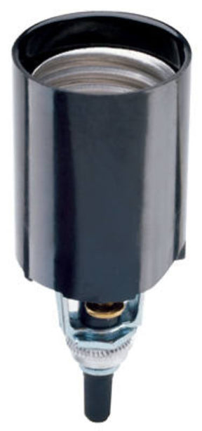Legrand 4155CC10 Lamp Holder, Candle Socket, 2-3/4 in Dia x 4-3/8 in H Dimensions, 250 V, 660 W, Black