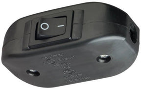 Legrand 5406BKCC10 Feed-Through Cord Switch, 6 A, 120 V, Black