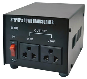 Goldsource ST-500W Step Up/Down Transformer, 500 VA , 110/220 VAC Secondary, Pack of 6