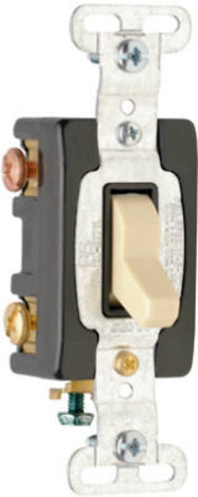 Legrand CS15AC3ICC8 Series Switch, Blue/Ivory, 15 A, 120/277 VAC, Side Wire Terminal