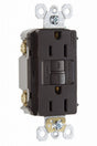 Legrand radiant Series 1597CCD12 GFCI Duplex Receptacle, Nylon, Brown, 2-Pole, 15 A, 125 VAC, Back, Side Wiring