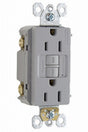 Legrand radiant 1597GRYCCD12 GFCI Duplex Receptacle, 125 V, 15 A, NEMA: NEMA 5-15R, Gray