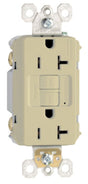 Legrand radiant Series 2097ICCD12 GFCI Duplex Receptacle, Nylon, Ivory, 2-Pole, 20 A, 125 VAC, Back, Side Wiring