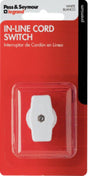 Legrand 410WBPCC5 In-Line Cord Switch, 6/3 A, 125/250 V, White