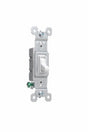 Legrand TradeMaster 660WGU Framed Toggle Switch, 15 A, 120 V, Thermoplastic Housing Material, White