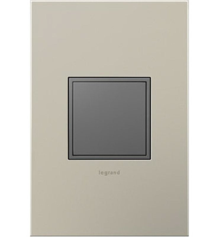 Legrand adorne ARPTR151GM2 Pop-Out Outlet, 15 A, 1 -Gang, NEMA: NEMA 5-15R, Magnesium