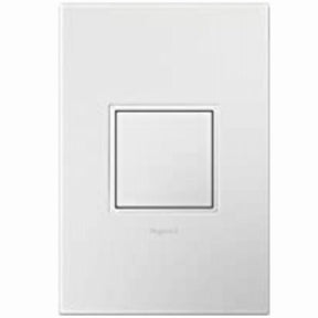 Legrand adorne ARPTR151GW2 Pop-Out Outlet, 2 -Pole, 125 V, 15 A, 1 -Gang, Back and Side Wiring, White