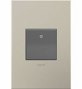 Legrand adorne Series ASPD1532M4 Paddle Switch, 15 A, 120 V, 3-Way, Back Wire Terminal