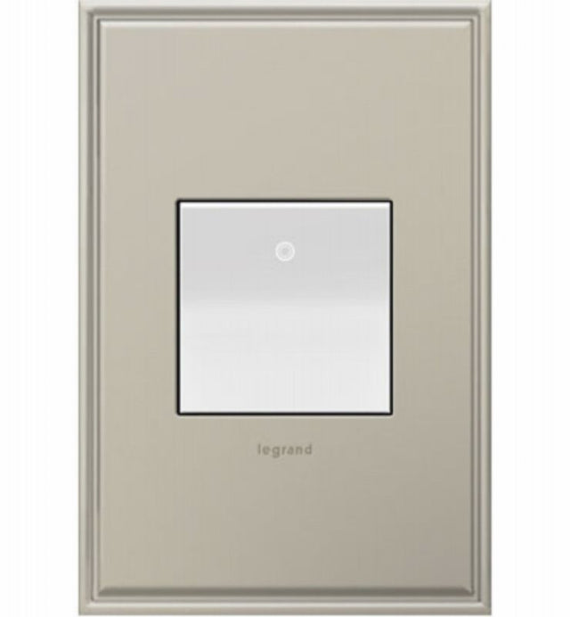 Legrand adorne Series ASPD1532W4 Paddle Switch, 15 A, 120 V, 3-Way, Back Wire Terminal, Polycarbonate Housing Material