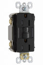 Legrand radiant 1597TRCCD4 GFCI Outlet, 125 VAC, 15 A, NEMA: NEMA 5-15R, Back Wiring, Brown