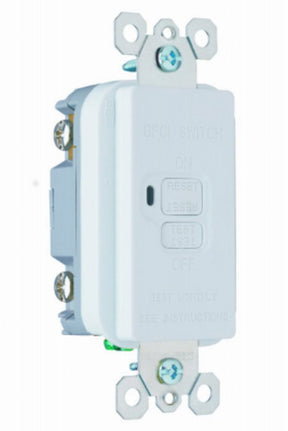 Legrand radiant Series 2087WCCD4 GFCI Receptacle, 125 V, 20 A, NEMA: NEMA 5-20R, Back and Side Wiring, White