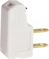 Legrand 2600WBPCC10 Quick Attach Plug, 15 A, 125 V, NEMA: NEMA 1-5P, White