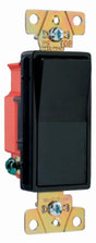 Legrand 2621BKCC8 Decorator Switch, 20 A, 120/277 VAC, Back Wire, Side Wire Terminal, 3.53 in H x 1.3 in W x 1.06 in D