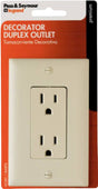 Pass & Seymour 885ICCC5WP Duplex Receptacle, Nylon/Thermoplastic, Ivory, 2-Pole, 15 A, 125 V, NEMA: NEMA 5-15R