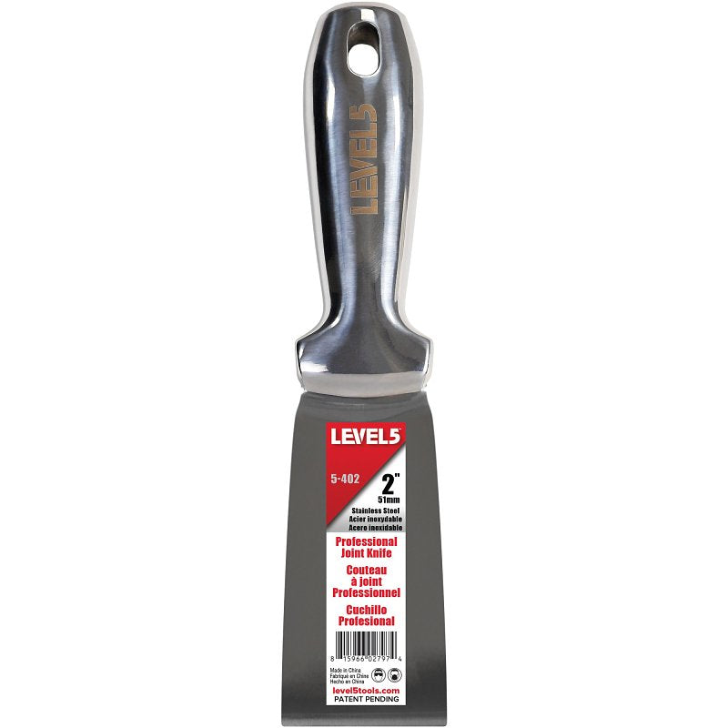 Level5 5-402 Joint Knife, 2 in W Blade, Stainless Steel Blade, Full-Tang Blade, Comfortable, Curved Handle, Pack of 4