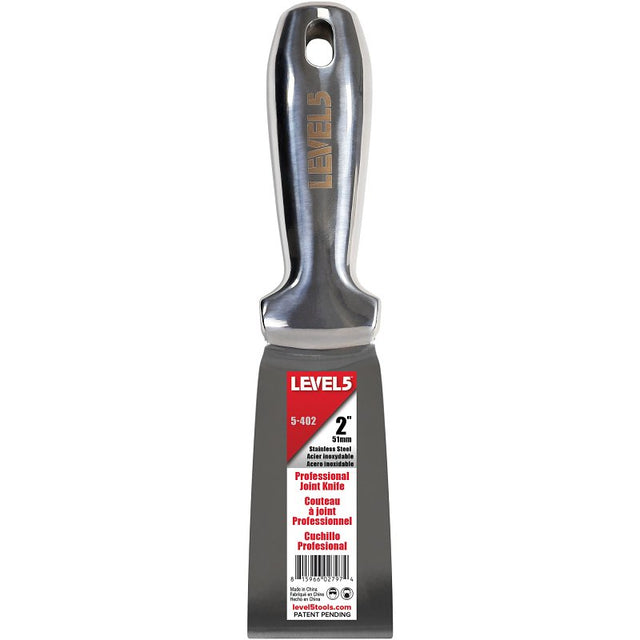 Level5 5-402 Joint Knife, 2 in W Blade, Stainless Steel Blade, Full-Tang Blade, Comfortable, Curved Handle, Pack of 4