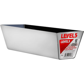 Level5 5-332 Curved Bottom Mud Pan, Stainless Steel, Pack of 12