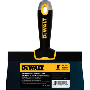 DEWALT DXTT-2-124 Taping Knife, 8 in W Blade, Steel Blade, Precision Ground Blade, Ergonomic, Soft Grip Handle, Pack of 4