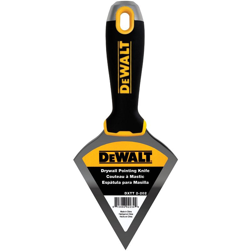 DEWALT DXTT-2-202 Pointed Knife, 3-1/2 in W Blade, Stainless Steel Blade, Precision Ground Blade, Nylon Handle, Pack of 4