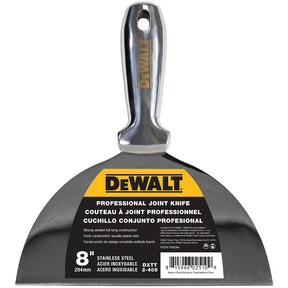 DEWALT DXTT-2-408 Joint Knife, 8 in W Blade, Stainless Steel Blade, Full-Tang, Precision Ground Blade, Pack of 4