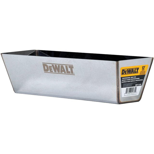 DEWALT DXTT-2-332 Drywall Mud Pan, Stainless Steel, Pack of 6
