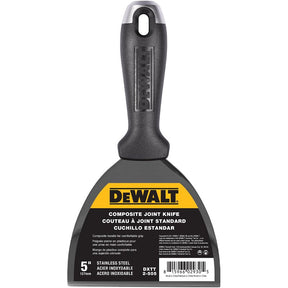 DEWALT DXTT-2-505 Joint Knife, 5 in W Blade, Stainless Steel Blade, Precision Ground Blade, Composite Handle, Pack of 4