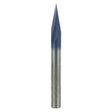 Freud 70-110 Carving Router Bit, 1/4 in Dia Cutter, 5/8 in L Cutting, 2-1/2 in OAL, 1/4 in Dia Shank, Carbide