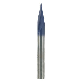 Freud 70-110 Carving Router Bit, 1/4 in Dia Cutter, 5/8 in L Cutting, 2-1/2 in OAL, 1/4 in Dia Shank, Carbide