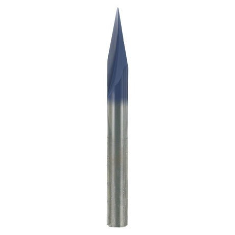 Freud 70-110 Carving Router Bit, 1/4 in Dia Cutter, 5/8 in L Cutting, 2-1/2 in OAL, 1/4 in Dia Shank, Carbide