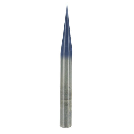 Freud 70-112 Engraving V-Groove Bit, 1/4 in Dia Cutter, 45/64 in L Cutting, 2-1/2 in OAL, 1/4 in Dia Shank, 1-Cutter